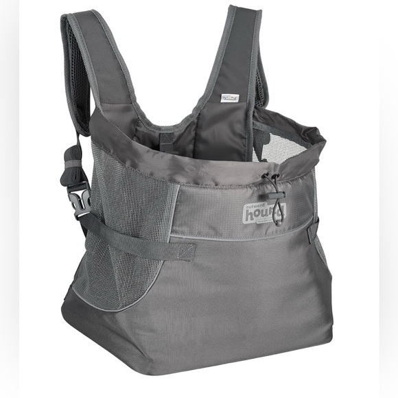 PoochPouch Front Carrier Grey PoochPouch Dog cat small - Picture 2 of 6